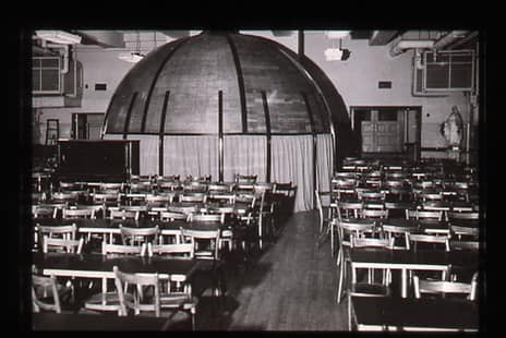 The first portable planetarium was introduced in 1948 in Boston, Massachusetts
