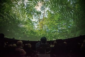 Planetariums show images from nature